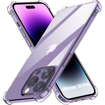 Silicone Case - for iPhone - 14 Pro - Shockproof - Anti-Scratch - Transparent