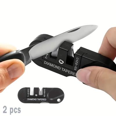 4-in-1 Portable Sharpening ToolFor Outdoor Camping And Hiking Carry-on Sharpening Tool Multi-function No Electricity Required