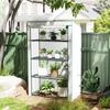 Four-Tier Mini Greenhouse - Green/White