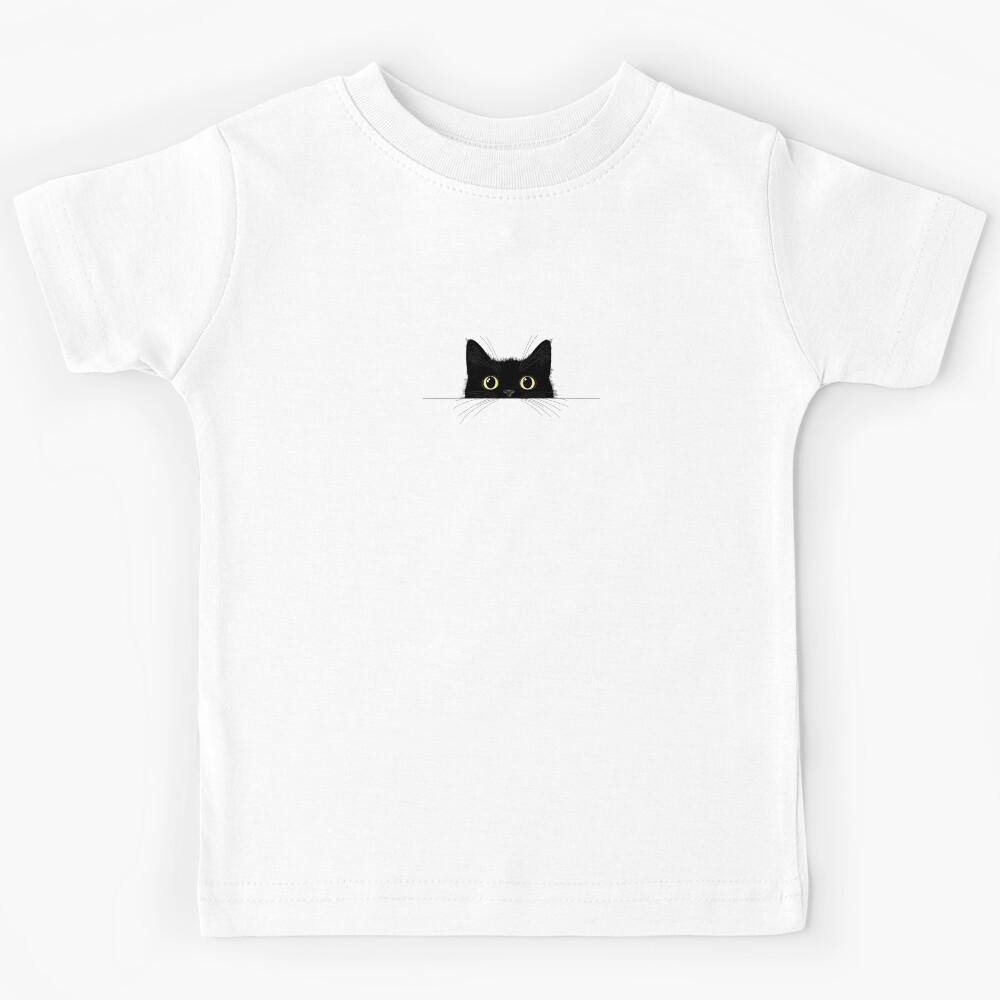 Black Cat Kids T-Shirt 110