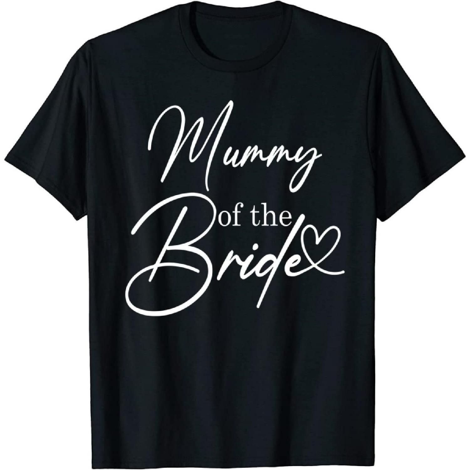 

Mummy of The Bride Wedding Party Shirt for Mummy T-Shirt for Men Women Kids Black XXXXXL різнокольоровий