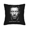 Dr House MD Pillow Case  Soft Pillow Cover Novelty Cushion Cover For Sofa Bedroom Home Decor