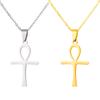 Unisex Stainless Steel Pendant Necklace Punk Hip Hop Chain Charm Jewelry Gift for Men And Women Fashion Accessory