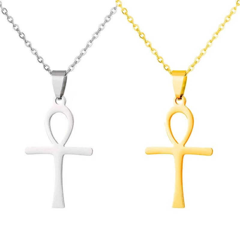 Unisex Stainless Steel Pendant Necklace Punk Hip Hop Chain Charm Jewelry Gift for Men And Women Fashion Accessory