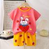 2pcs/set Children's Sets Kids Clothes Boys Girls T-shirt Shorts Summer Cotton Short Sleeve Baby Children Clothing Toddler Suit