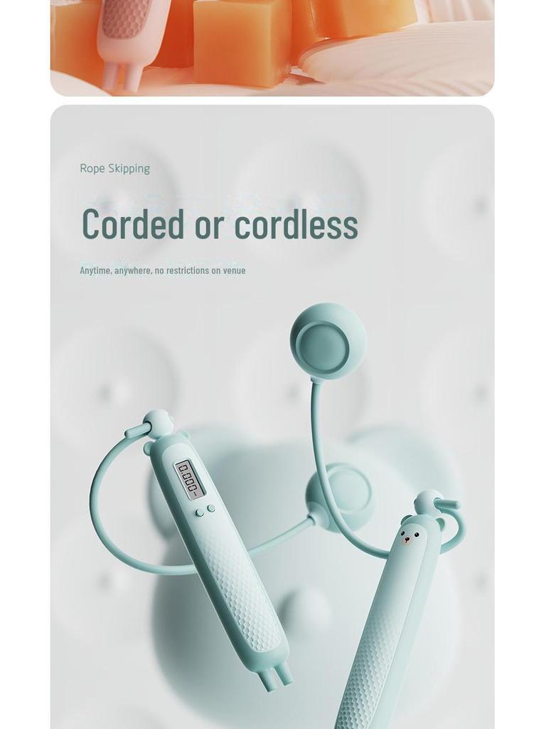 Nastavitelné kreslené bambusové švihadlo pro děti v mateřské a základní škole