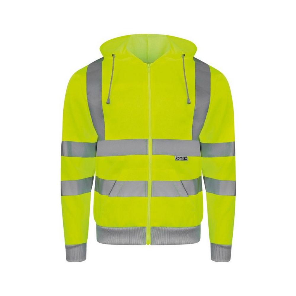 Korntex Unisex Adult Galway Hi-Vis Hoodie