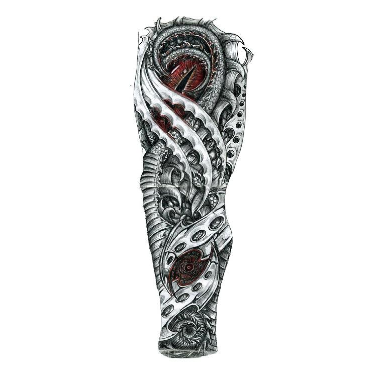 Full Arm Tattoo Sticker Large Flower Arm Waterproof Tattoo Sticker Full Arm Simulation Tattoo Amazon Set Single Piece Tattoo