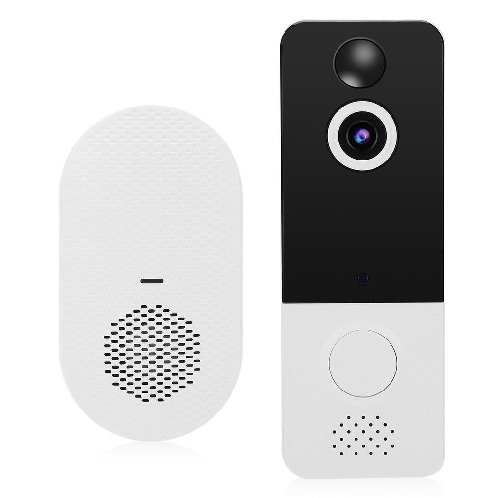 Sonnette vidéo Wi-Fi 1080p, vision nocturne PIR, télécommande avec application, sonnette Ding Dong, pour villa, maison, bureau