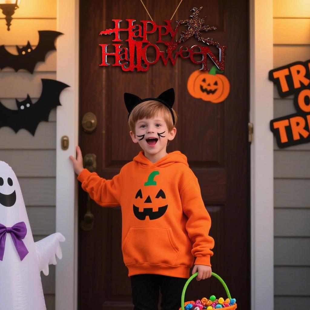 Happy Halloween Silicone Molds Happy Halloween Letter Door Sign Molds Epoxy Resin Crafts Making Aid For Candles Cement Clay