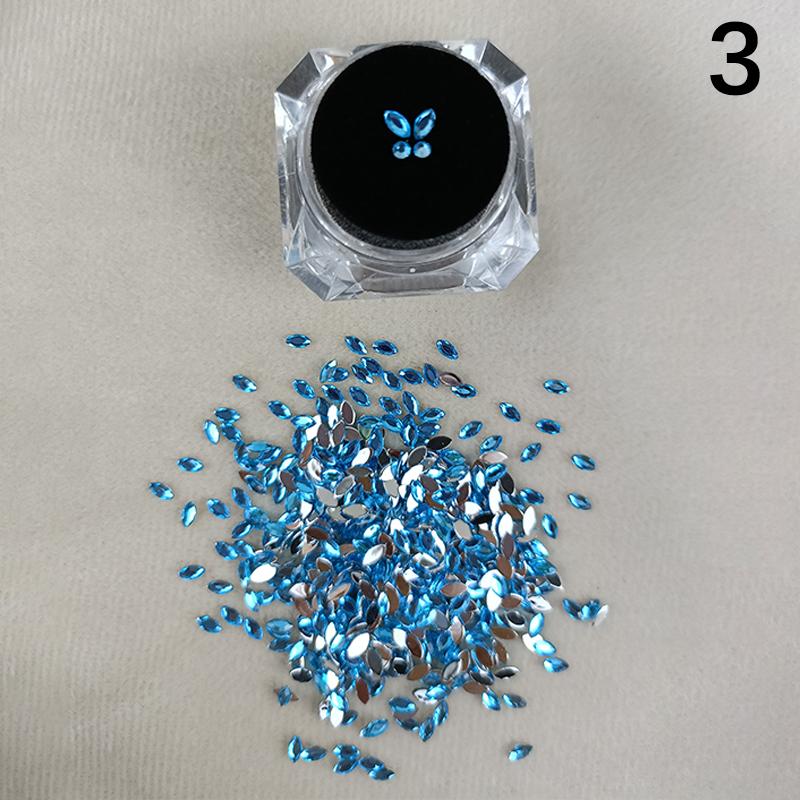 4Pcs Dental Teeth Gems Clear  Tooth Gem Ornaments Jewelry 