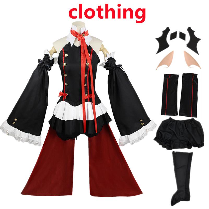 Seraph Of The End Krul Tepes Cosplay Costume Uniforme Anime Owari no Seraph Strega Vampiro Curl Tepes Vestiti Per Le Donne