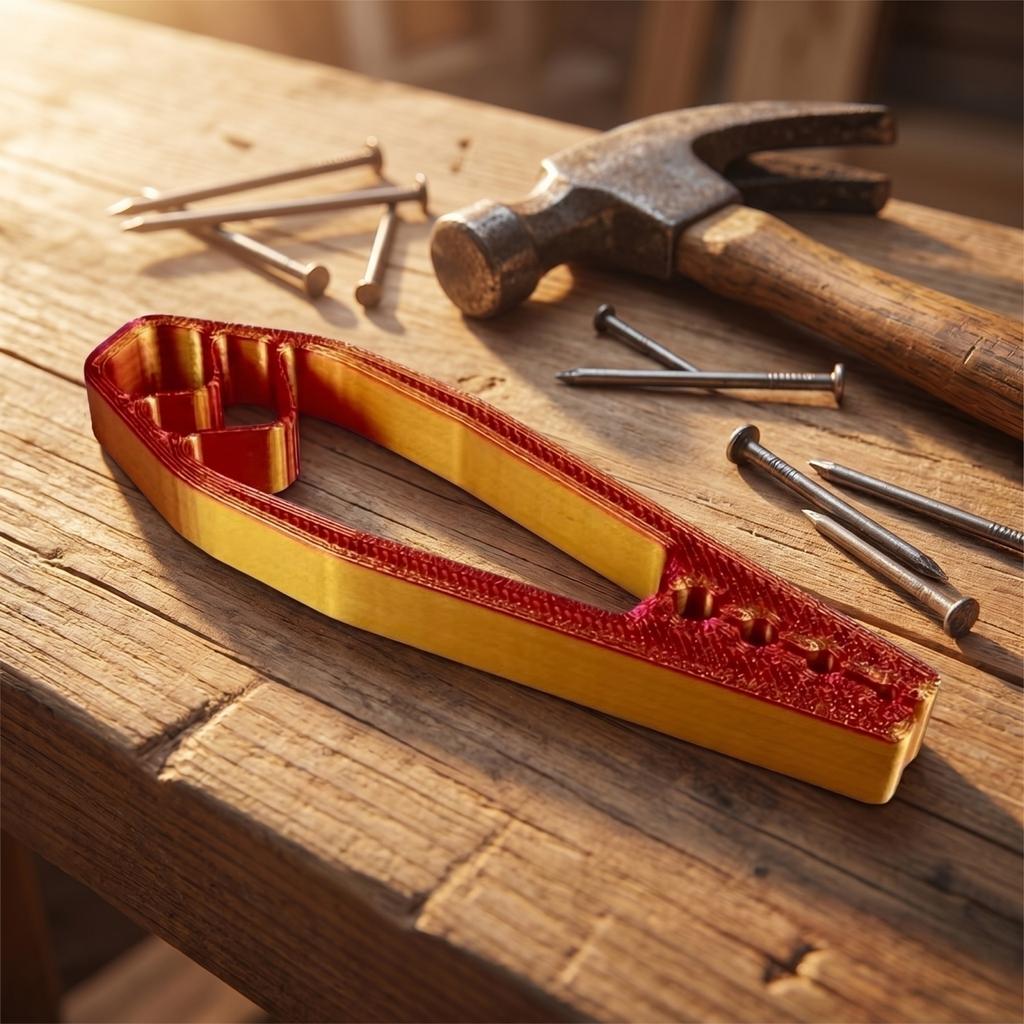 Outil Porte-Clou Portable pour un Positionnement Précis et la Sécurité avec Poignée Ergonomique et Construction Durable pour la Menuiserie et les Projets de Bricolage