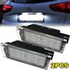 Car LED Canbus License Plate Light Error Free 18 SMD Lamp For Renault Megane 2 Clio 3 Laguna 2 Espace 4 Twingo Master Vel 1/2Pc
