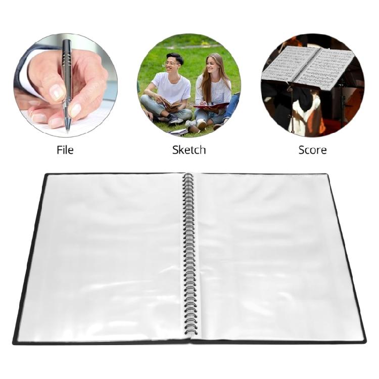 High Capacity Sheet Music Organizers Piano Music Sheet Folder With Removable Pages for Musicians And Students