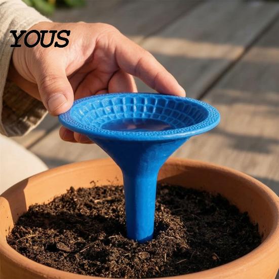 Bee Water Feeder 3D Printed Watering Station, Flower Pot Plastic with Stake Stake, Waterer Bath Bowl for Outdoor Outside Garden Courtyards