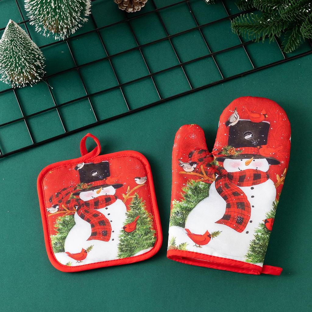 Erhältlich: Neue verdickte Weihnachtsofenhandschuhe – Hitzebeständige Back- und Kochhandschuhe für den Einsatz bei hohen Temperaturen.