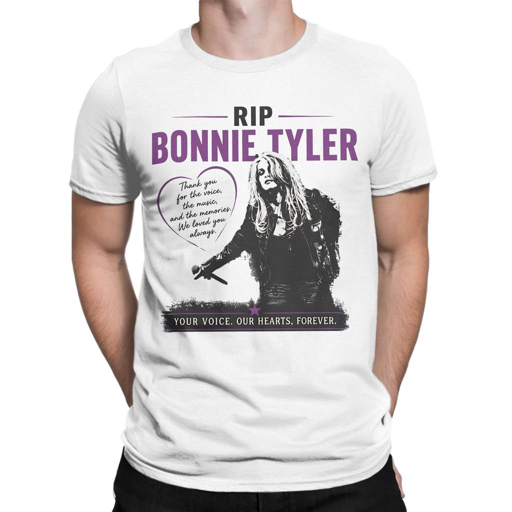 Music Bonnie Tyler TShirt Men Women Vintage Cotton Tees O Neck Short Sleeve T Shirt Plus Size Clothes