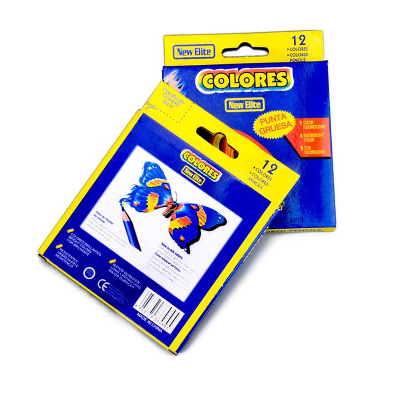 12 Colors/box Mini Colored Pencils Pre-sharpened for Drawing Art Students School Stationery