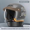 Unisex Electric Vehicle Helmet - All-Season, Full-Face Safety Helmet for Scooters and Motorcycles