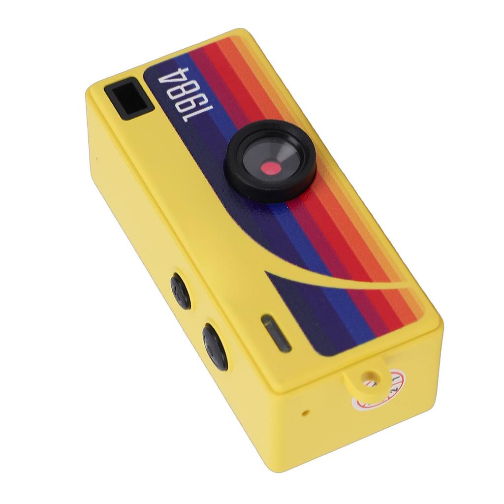 Keychain Camera 1080P HD Video Recorder Retro Thumb Camera with 0.96 Inch TFT Display 500mAh Battery Type C Charging