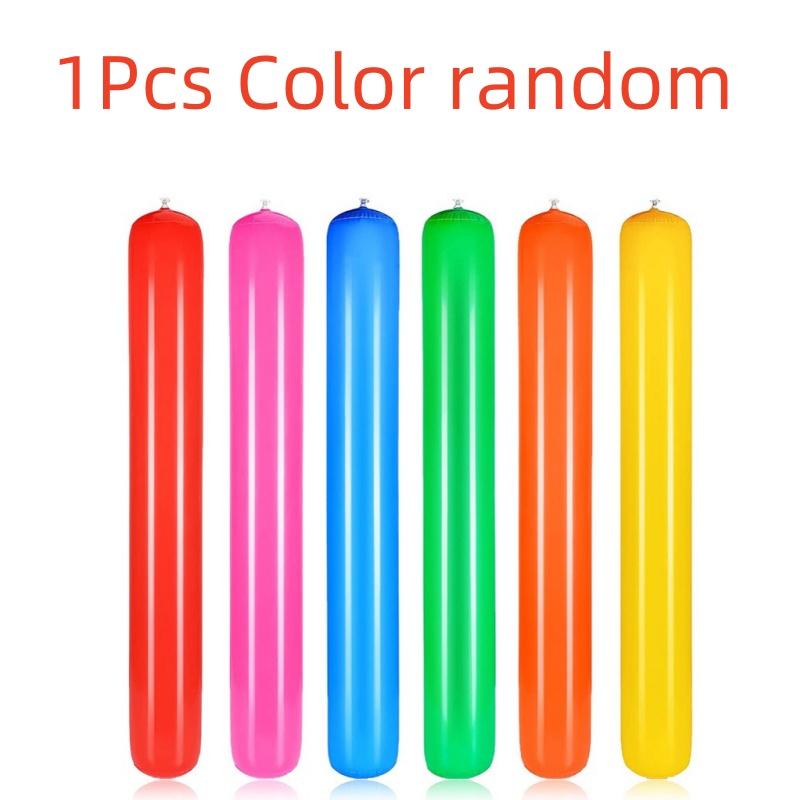 1/6Pcs Inflatable Cheer Sticks Colorful Adults Float Water Noodles Outdoor Water Games Toy For Beaches Swimming Pool Party Decor