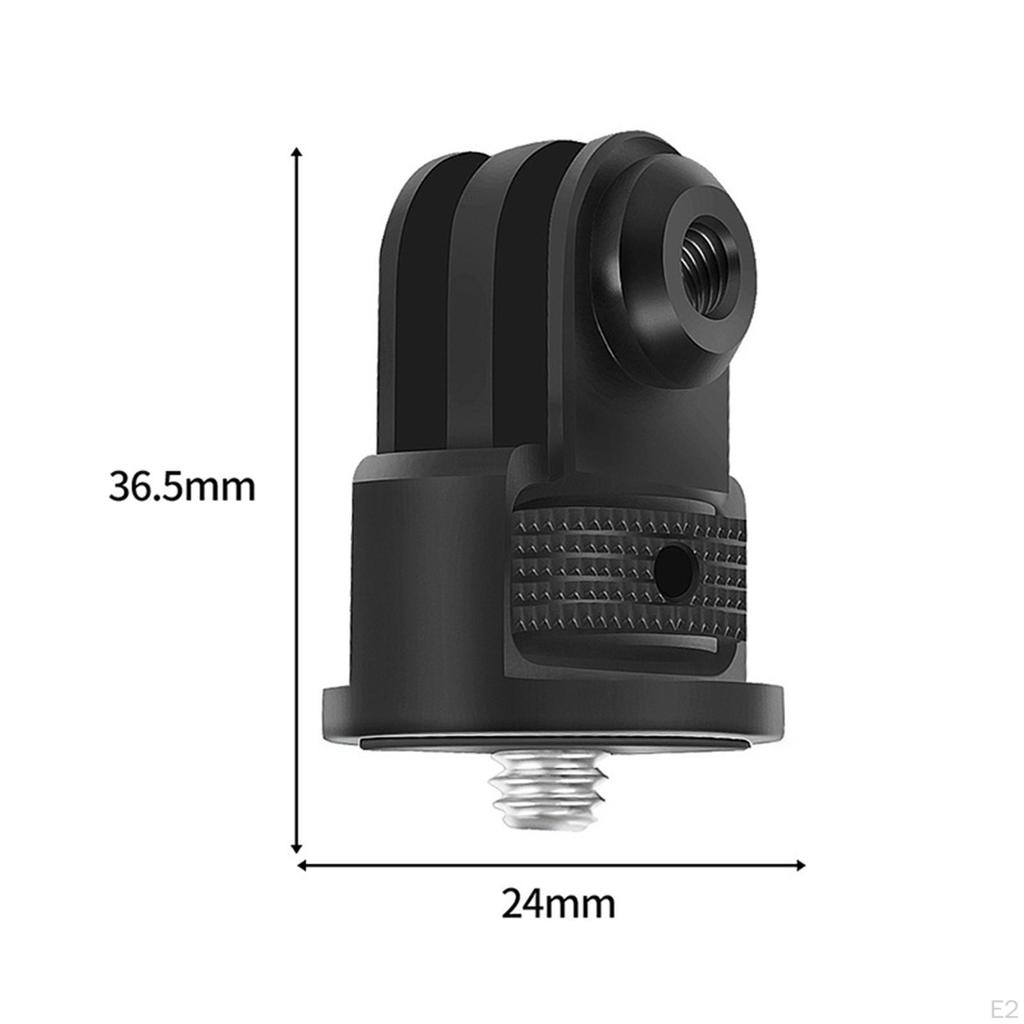 Mini Adapter with 1/4 inch Screw Aluminum Alloy for Camera Monopod Selfie