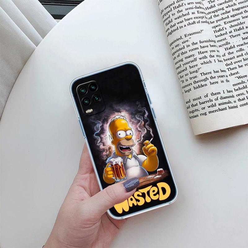 S-Simpsons-Art Transparent Phone Case for Motorola Moto G7 G8 G9 G84 G85 G73 G24 G15 Z2 Play Power Plus