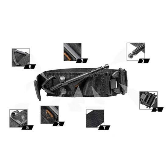 110CM Tactical Tourniquet with Aluminum Rod Outdoor Camping Combat Bleeding Control Tourniquet Compression Band Arterial Emergency Bandage