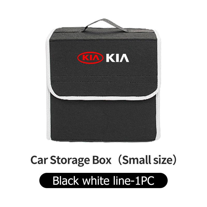 BBEI1 For KIA Car Trunk Storage Box Foldable Stowing Tidying Container Bag Accessories Sorento Stinger Soul Spectra Niro Cadenza