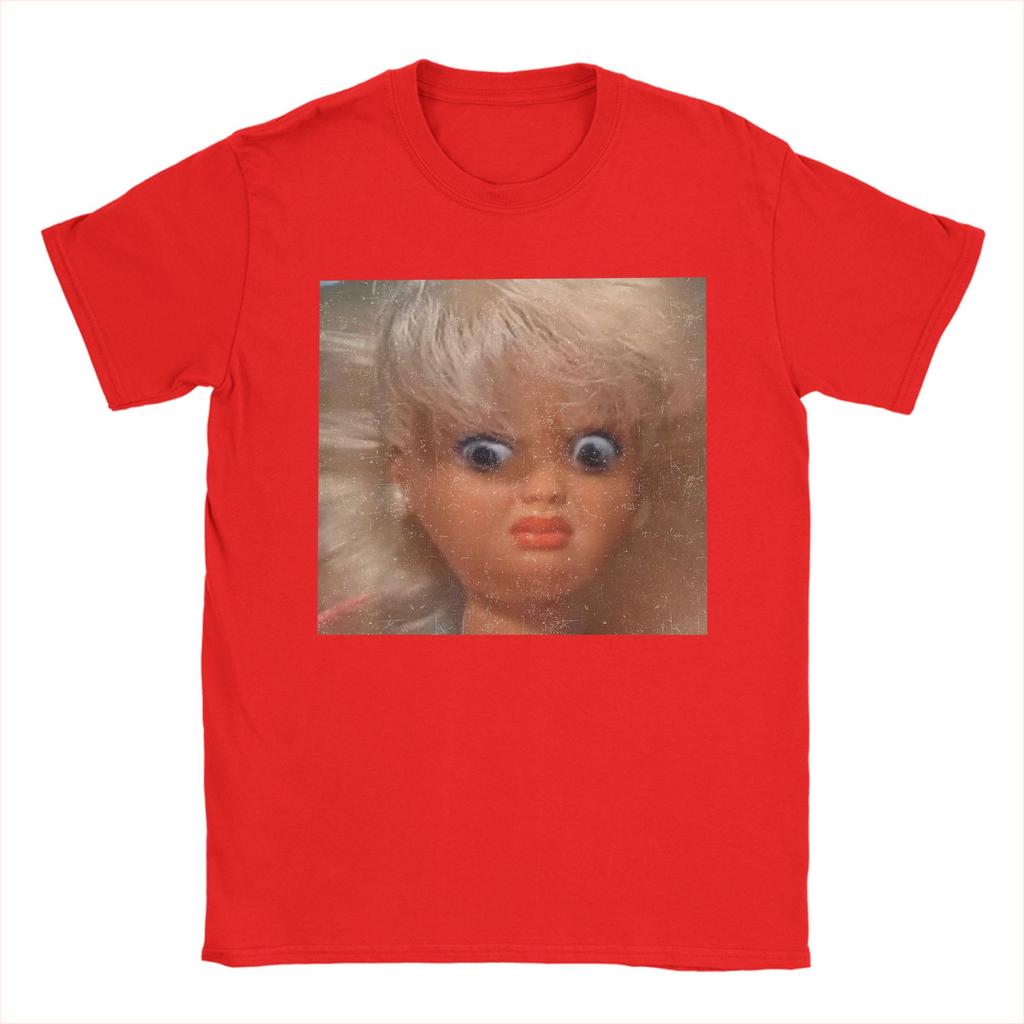 Unisex Disgusting Doll Face Meme T Shirts Cotton Clothes Awesome Short Sleeve Crewneck Tees Plus Size TShirts