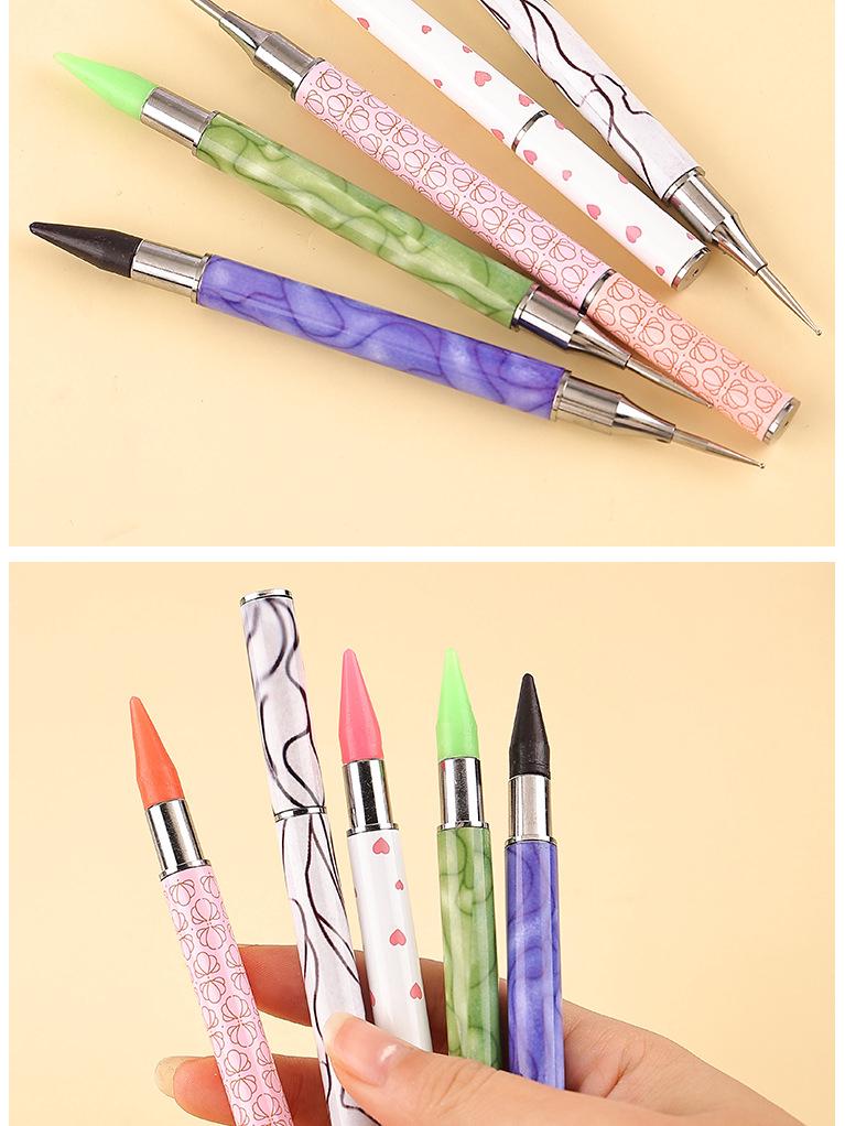 Dual-Ended Rhinestone Wax Pencil for Nail Art