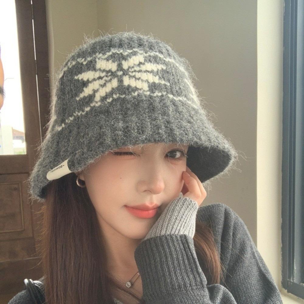 Autumn Winter Beanies Hat Warm Fisherman Cap Fashion Basin Cap for Women