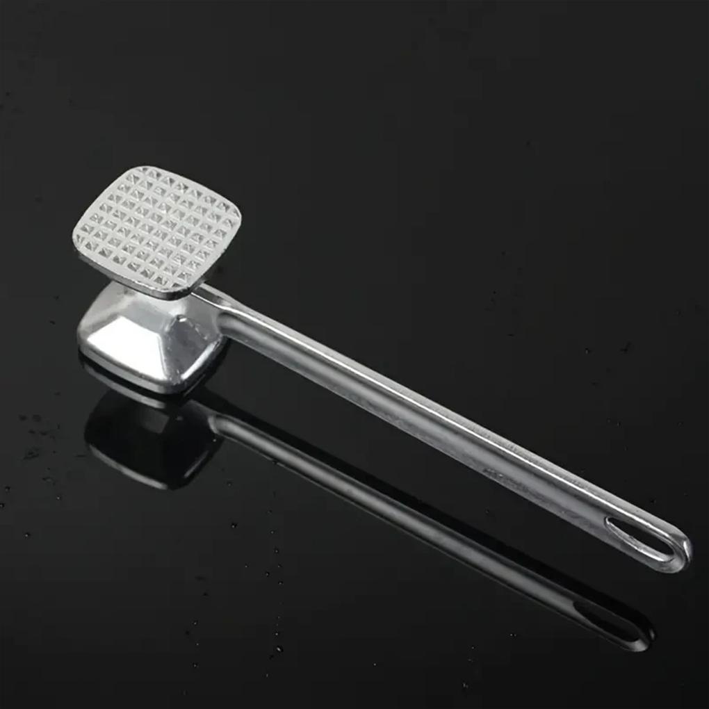 Aluminum Meat Hammer For Tenderizing Meats And Flattening Steaks Kitchen Double-sided Meat Hammer