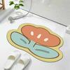 Household Simple Bathroom Small Fresh Non-slip Absorbent Living Room Room Room Entry Door Floor Mat Toilet Door Mat Quick Drying