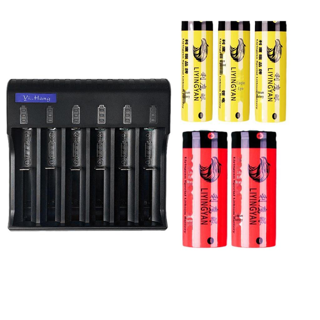 Smart Fast Charge 18650 Lithium Battery USB Charger with Flashlight, Multi-Slot Charging Box At 4.2V/3.7V