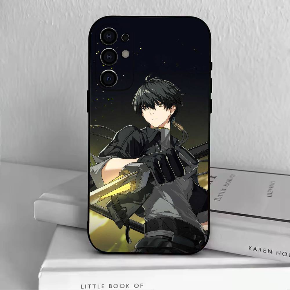 Game -WW- Wuthering Waves WuWa  Phone Case Black Silicone Soft For Samsung S25,S24,S21,S22,S23,S30,Ultra,S20,Plus,Fe,Lite