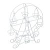 Suport carusel pentru brioșe 8 brioșe rotativ oțel inoxidabil suporturi pentru brioșe pentru nuntă