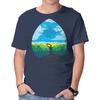 Unisex Crew Neck T-Shirt Mystical City Graphic Short Sleeve Casual Tee