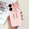 New For Redmi 13C 4G Case Fashion Design Letter Flower Luxury Crown Soft Silicone Back Cover For Xiaomi Redmi13C 13 C Phone Case
