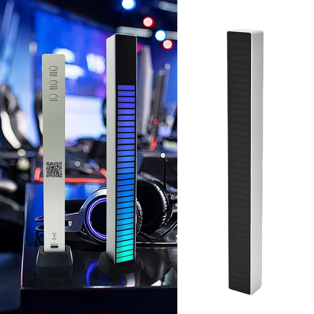 40LED RGB Rhythm Light Colorful USB Charging Light Bar Voice Control Light with Base for KTV Bar Party
