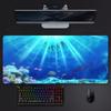 Leisurely Grand Blue Dreamings Mouse Pad Mousepad Large Gaming Lockedge Thickened Pc Table Desk Mat