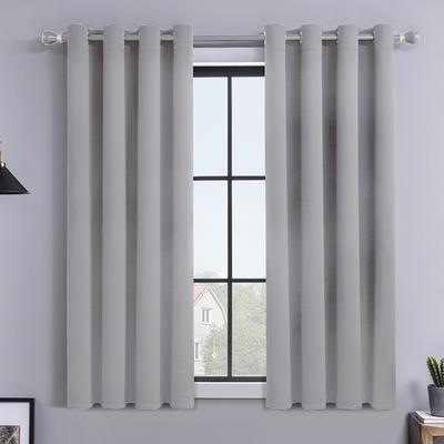 Modern Simple Solid Color Blackout Curtains Finished Bedroom Soundproof Hotel Curtains
