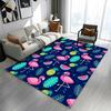 Tropical Flamingo and Fruit Pattern Patterned Carpet a Non Slip Rug Suitable for All Seasons and Any Setting, Gift