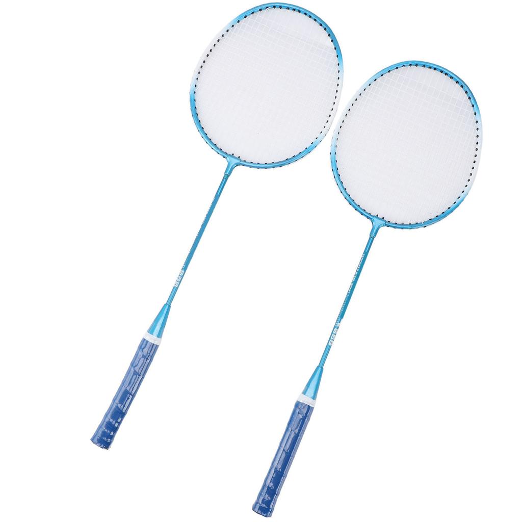 Badminton Set Iron Alloy Incrsed Ar Shock Absorption Lightweight Badminton Racket Set for Beginner Children Adults