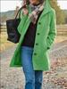 2024 Spring/Autumn Multi-Color Wool Girl's Mid-Length Cardigan Jacket
