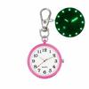 Mini Pocket Watch Round Keychain Watch Unisex Quartz Clock  Elderly