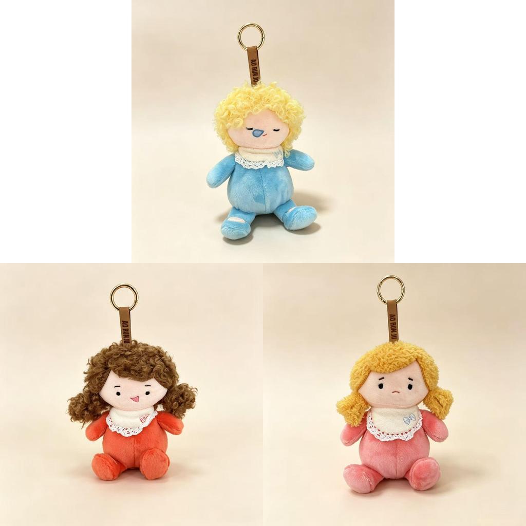 Plush Rainbow Girl Doll With Curly Hair Soft Toy For Kids Birthday Gift