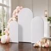 3pcs Polyurethane Fiber Arch Backdrop Cover Arched Backdrop Cover  For Birthday Party