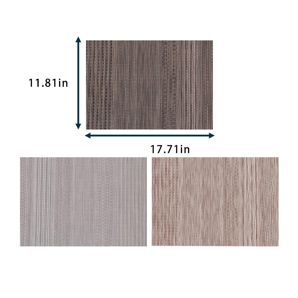 Dining Pad Table Mat Home Supplies Vinyl Elegant PVC Ple Style Place Coaster Decorations Thicken Design Bowl Mats
